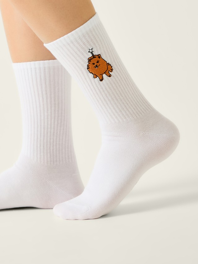 Women's socks CONTE FANTASY, s.23-25, 1079 white - 1