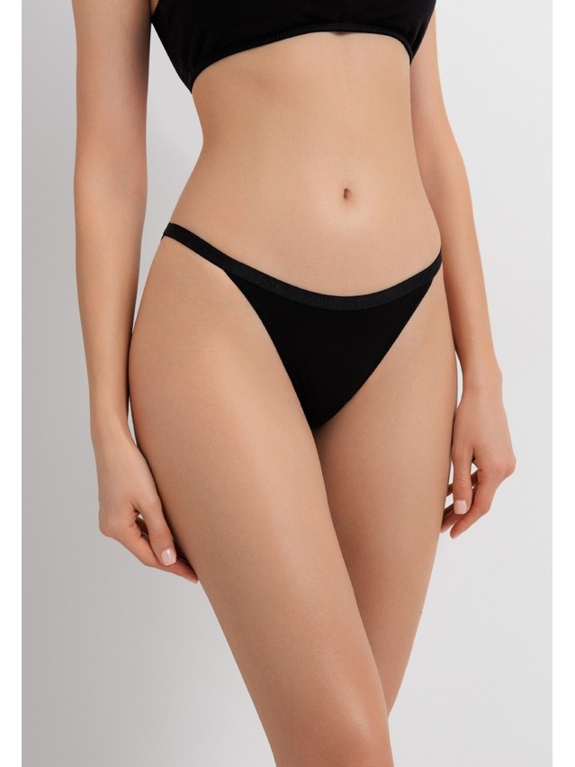 Women's panties CONTE ELEGANT COMFORT COTTON LTA 5570, s.98, black - 5