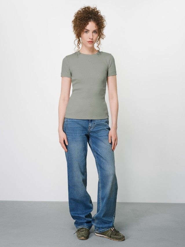 Women's T-shirt CONTE ELEGANT BASIC COLLECTION LFB 5023, s.170-84, khaki - 1