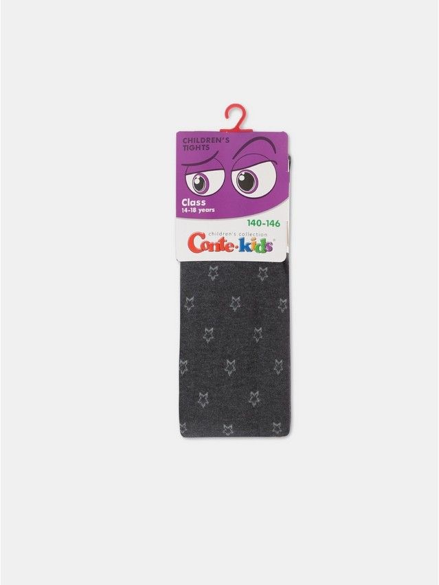 Children's tights CONTE-KIDS CLASS, s.140-146 (22),650 graphite - 6