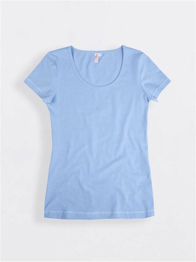 Women's polo neck shirt CONTE ELEGANT LD 525, s.158,164-100, blue - 1