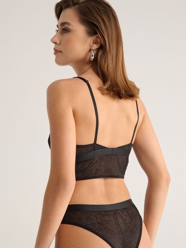 Women's bustier CONTE ELEGANT FLORAL TATTOO LBE 2870, s.170-100, black - 4