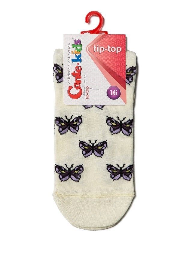 Children's socks CONTE-KIDS TIP-TOP, s.24-26, 408 cream - 5
