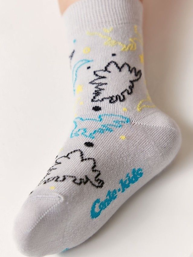 Children's socks CONTE-KIDS TIP-TOP, s.18-20, 622 light grey - 3