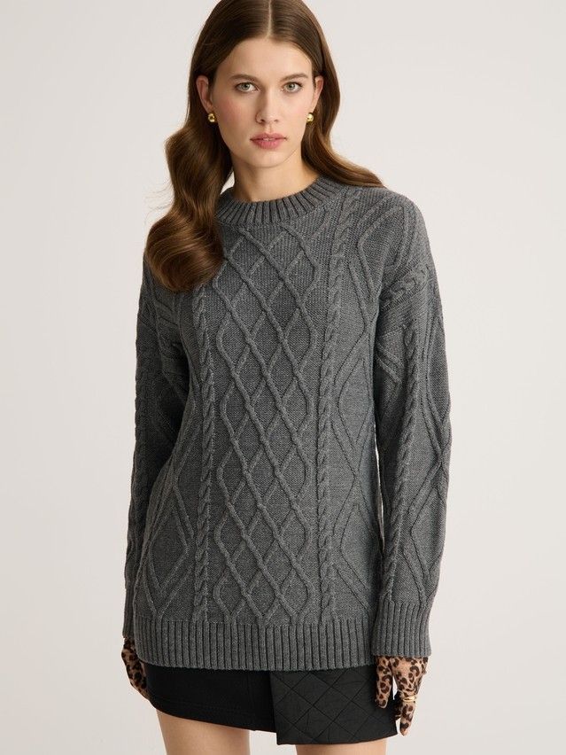 Women's pullover CONTE ELEGANT LDK23128, s.170-84, graphite - 4