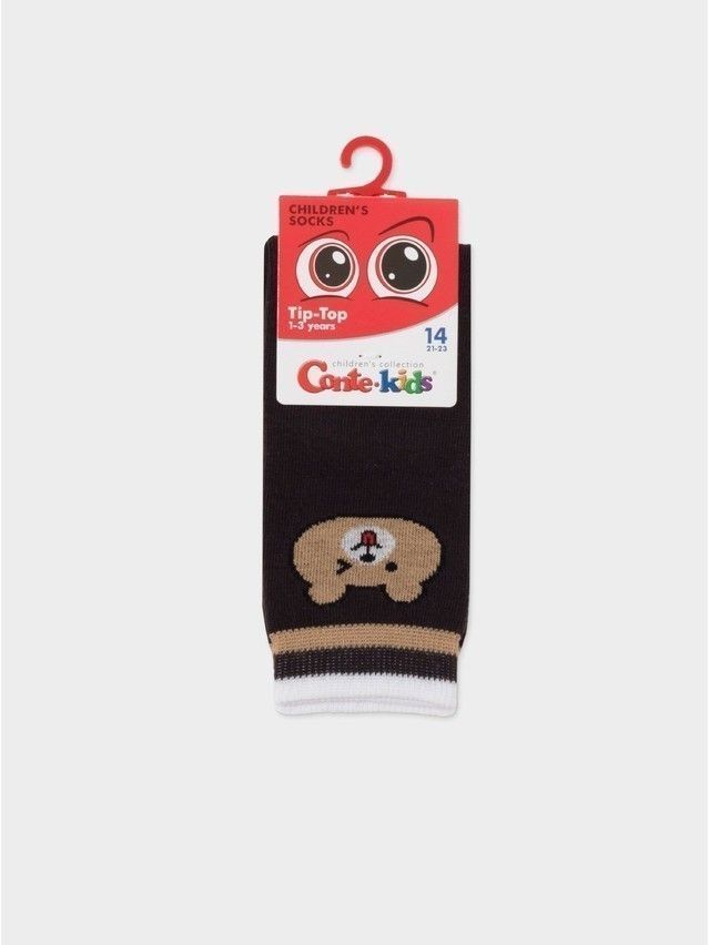 Children's socks CONTE-KIDS TIP-TOP, s.12, 984 dark brown - 7