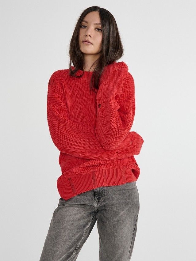 Women's pullover CONTE ELEGANT LDK2395, s.170-84-88, red - 4