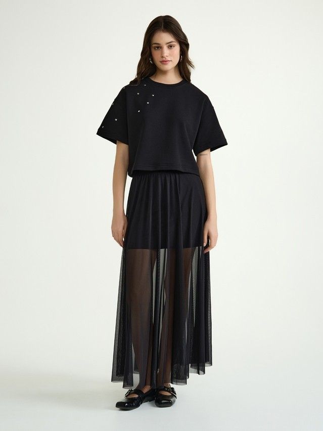 Women's skirt CONTE ELEGANT LU 2988, s.170-90, black - 1