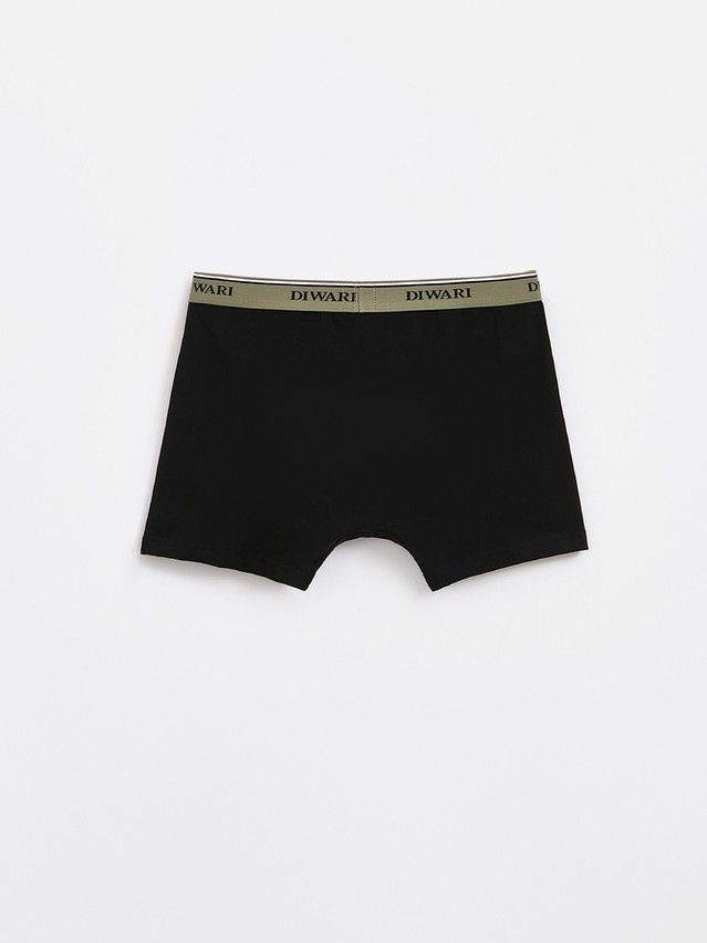 Men's underpants DIWARI PREMIUM MSH 1568, s.78,82, black-khaki strip - 6