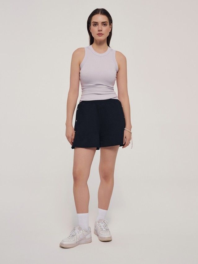 Women's polo neck shirt CONTE ELEGANT LD 2846, s.170-92, lavender - 6