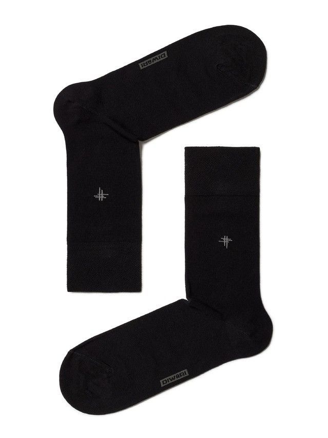 Men's socks DiWaRi CLASSIC, s.23, 007 black - 1