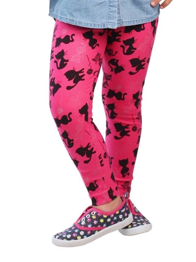 Leggings for girl CONTE ELEGANT KITTY, s.110,116-56, pink - 2