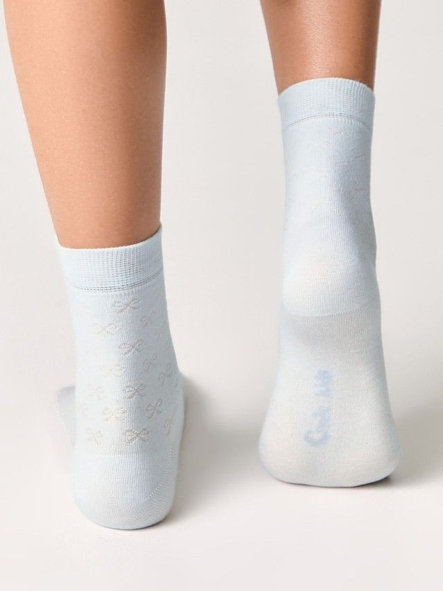 Children's socks CONTE-KIDS CLASS, s.21-23, 611 pale turquoise - 2