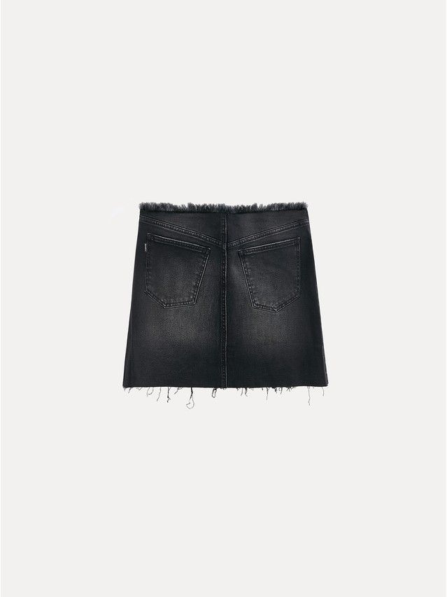 Denim skirt CONTE ELEGANT CON-773, s.170-90, black - 9