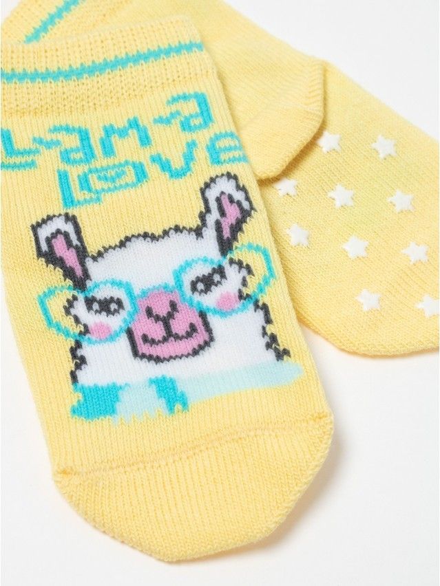 Children's socks CONTE-KIDS TIP-TOP, s.15-17, 470 light yellow - 2