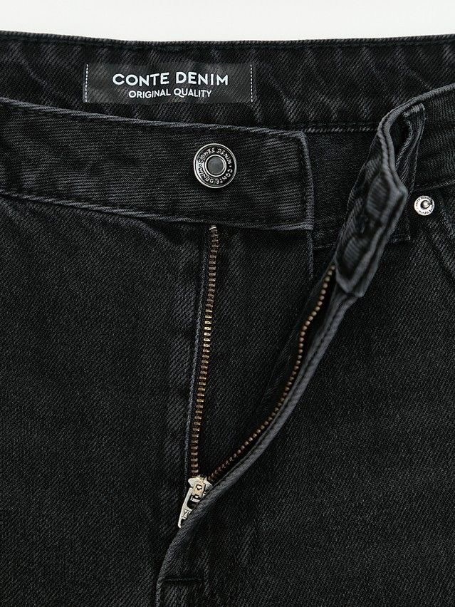 Women's jeans CONTE CON-808, s.164-90, washed black - 8