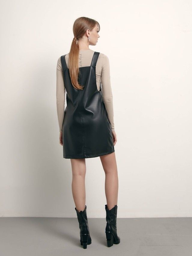Women's pinafore dress CONTE ELEGANT LSF 1405, s.170-88-94, black - 2