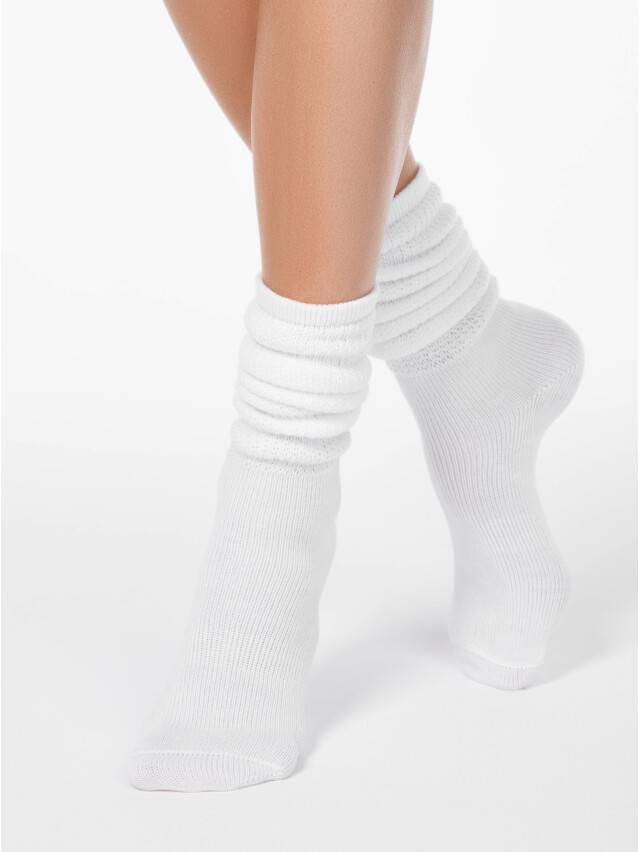 Women's socks CONTE ELEGANT COMFORT, s.23, 000 white - 2