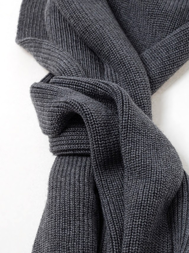 Women's scarf CONTE ELEGANT 24C-33CP, s.24*174, gray melange - 2