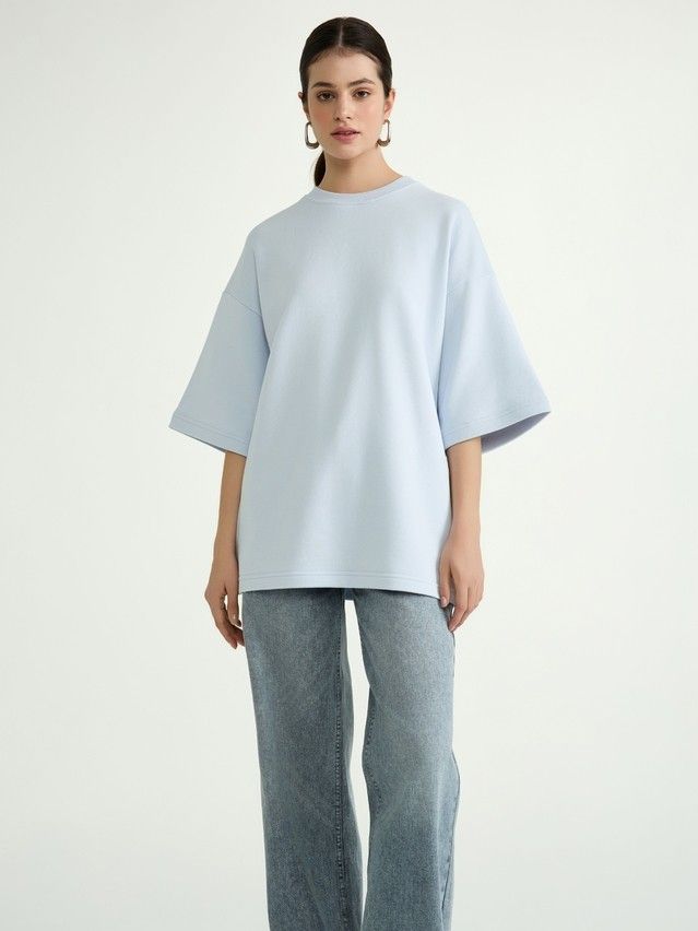 Women's polo neck shirt CONTE ELEGANT LD 3052, s.170-84, blue quartz - 5