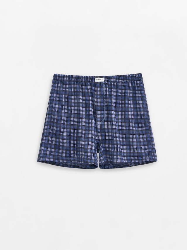 Men's underpants DIWARI BASIC MEN MBX 010, s.78,82, blue check - 1