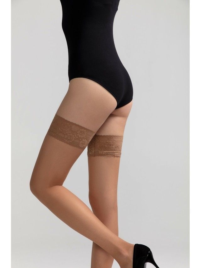 Women's stockings CONTE ELEGANT CLASS 12 ( euro-packing),s.1/2, bronz - 1