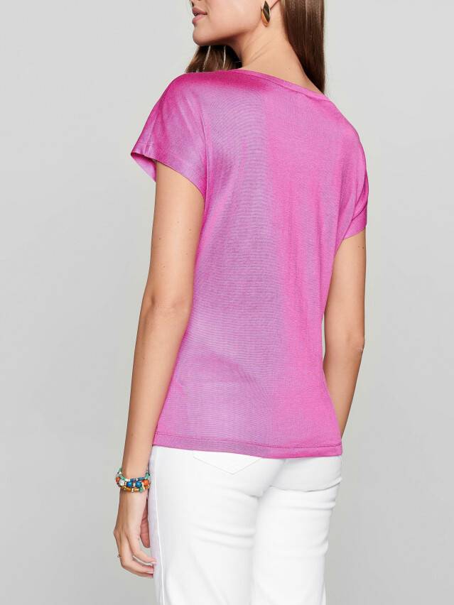 Women's t-shirt LD 1120, s.170-100, shocking pink - 1