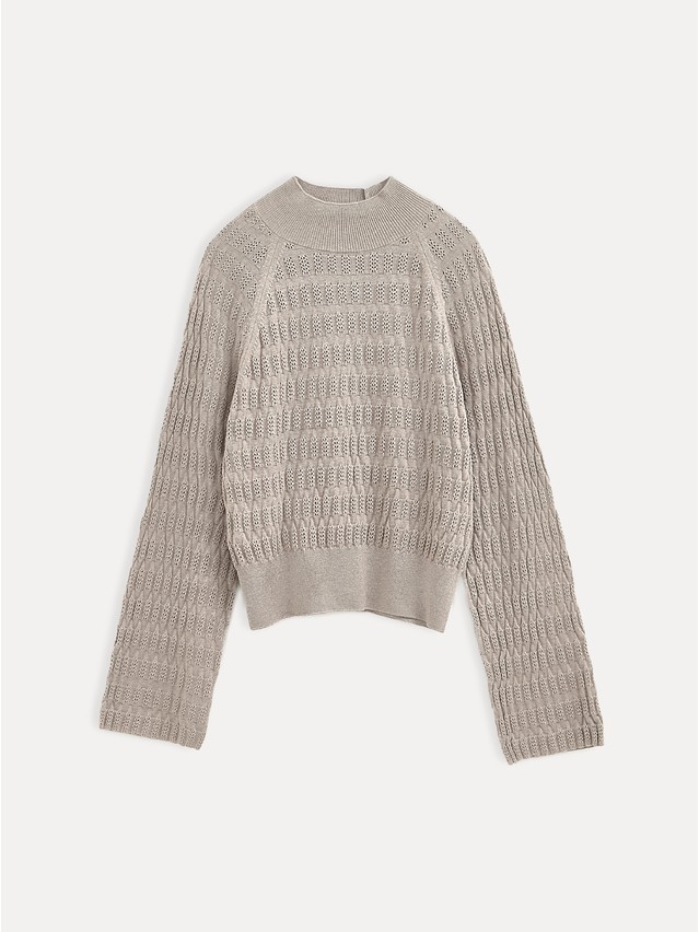 Women's pullover CONTE ELEGANT LDK24107, s.170-84, cappuccino melange - 6
