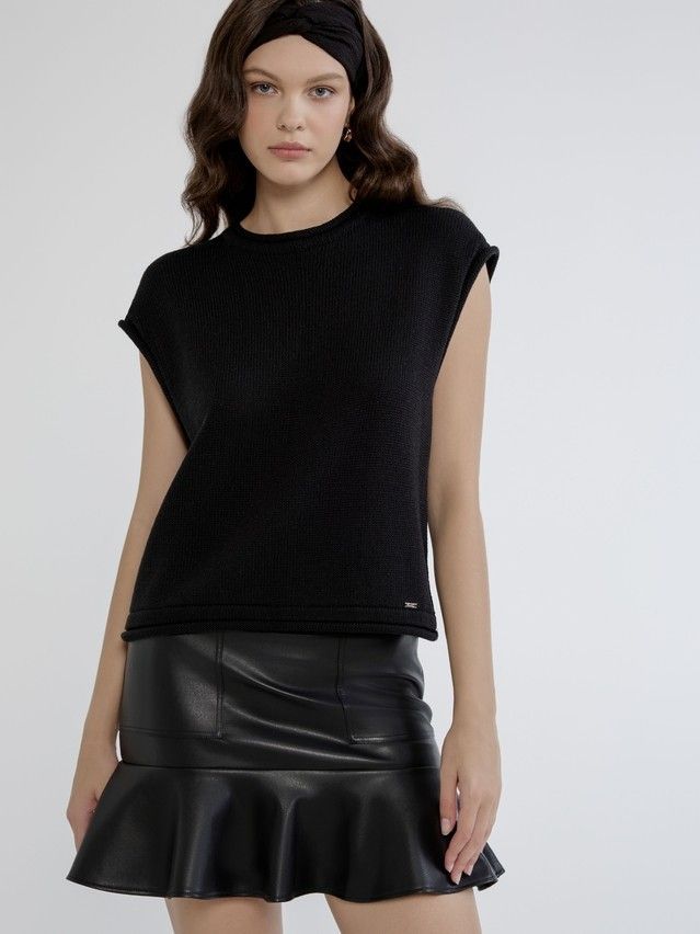 Women's vest CONTE ELEGANT LDK2389, s.170-84, black - 2