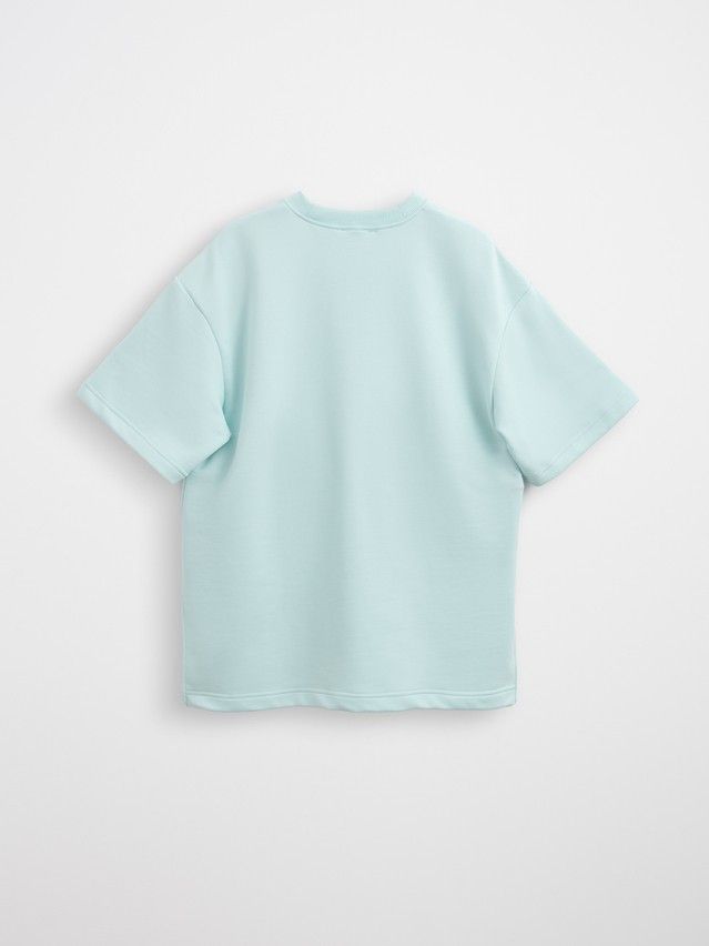 Women's polo neck shirt CONTE ELEGANT LD 3081, s.170-100, fair aqua - 2