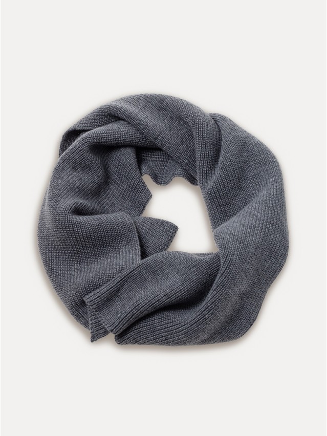 Women's scarf CONTE ELEGANT 24C-33CP, s.24*174, gray melange - 7