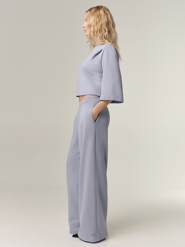 Women's polo neck shirt CONTE LD 3386, s.170-88, denim blue - 4