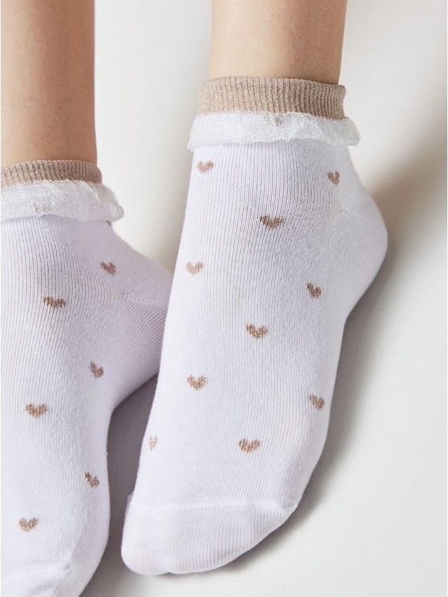 Women's socks CONTE ELEGANT CLASSIC, s.23, 243 white - 5