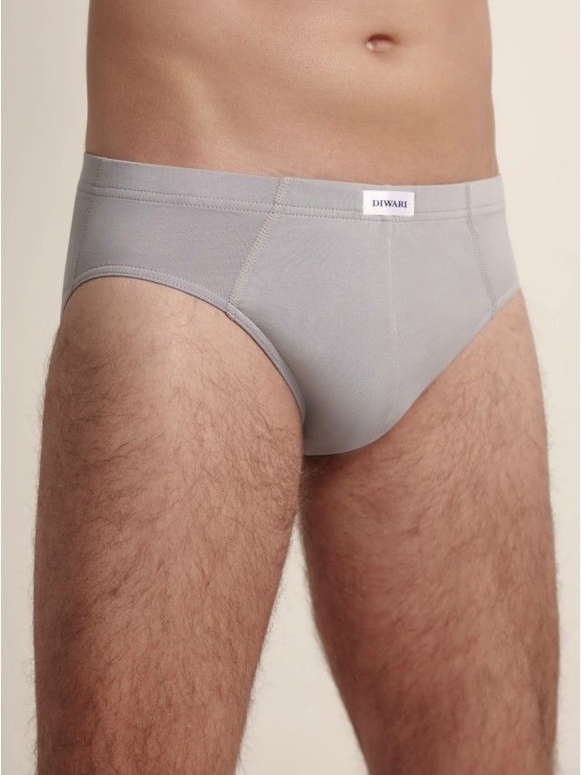 Men's underpants DiWaRi BASIC MEN MSL 2128, s.78,82, light grey - 1