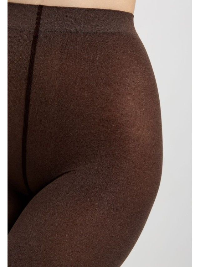 Women's tights CONTE ELEGANT TRENDY MELANGE, s.2, chocolate - 12