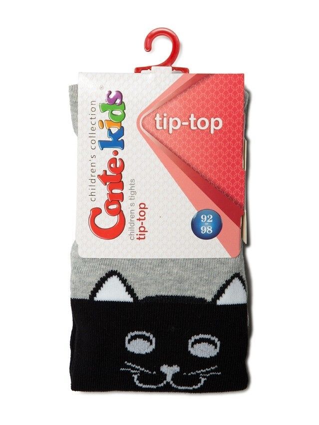 Children's tights CONTE-KIDS TIP-TOP, s.104-110 (16),466 black-grey - 3