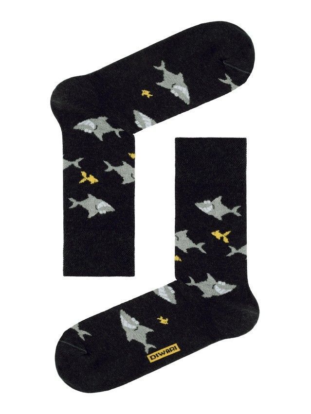 Men's socks DiWaRi HAPPY, s. 40-41, 058 black - 3