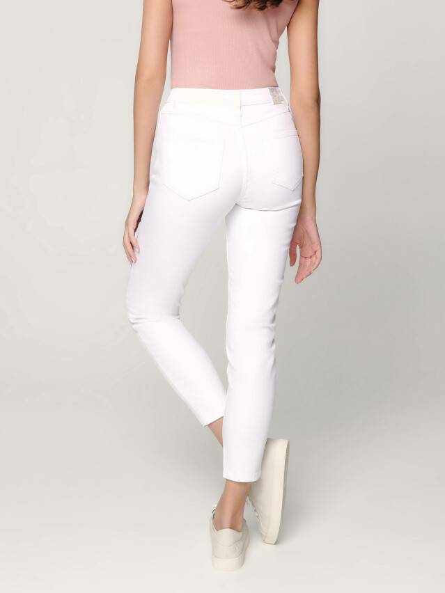 Denim trousers CONTE ELEGANT CON-306, s.170-102, white - 5