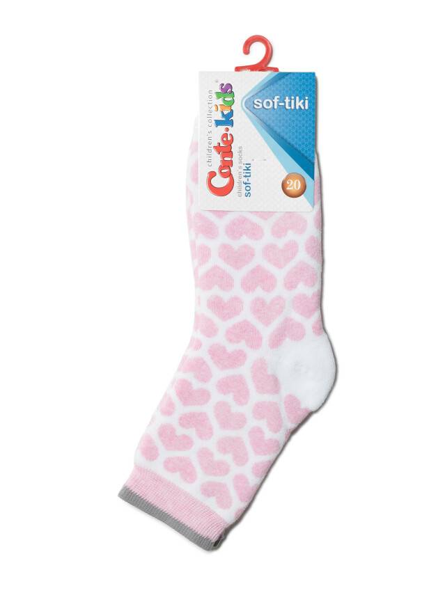 Children's socks CONTE-KIDS SOF-TIKI, s.30-32, 247 light pink - 2