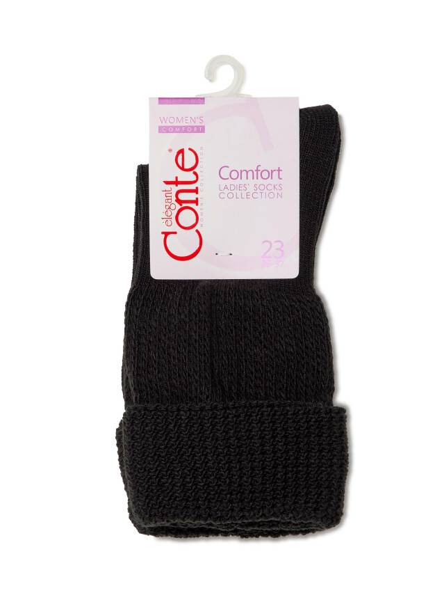 Women's socks CONTE ELEGANT COMFORT, s.23, 000 black - 6