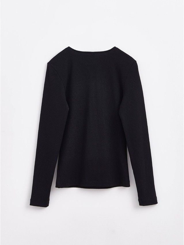 Women's polo neck shirt CONTE ELEGANT LD 1393, s.170-92, black - 2