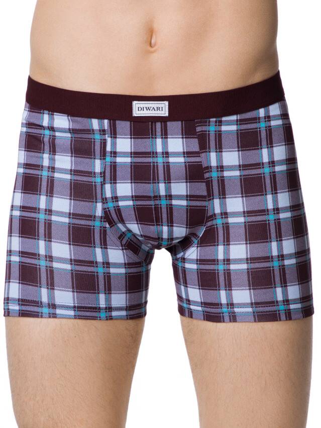 Men's underpants DIWARI SHAPE MSH 814, s.78,82, bordo-turquoise - 2