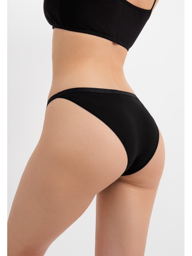 Women's panties CONTE ELEGANT COMFORT COTTON LTA 5570, s.98, black - 3