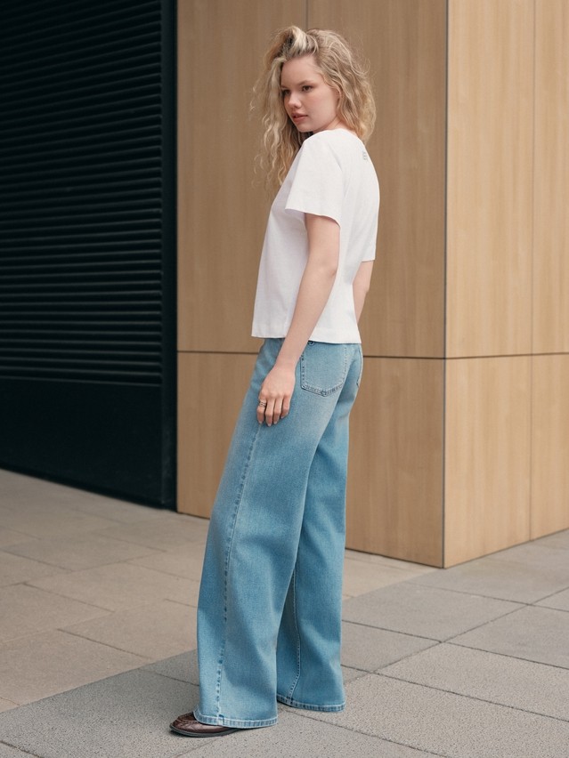 Women's polo neck shirt CONTE ELEGANT LD 3029, s.170-92, white-dog - 3