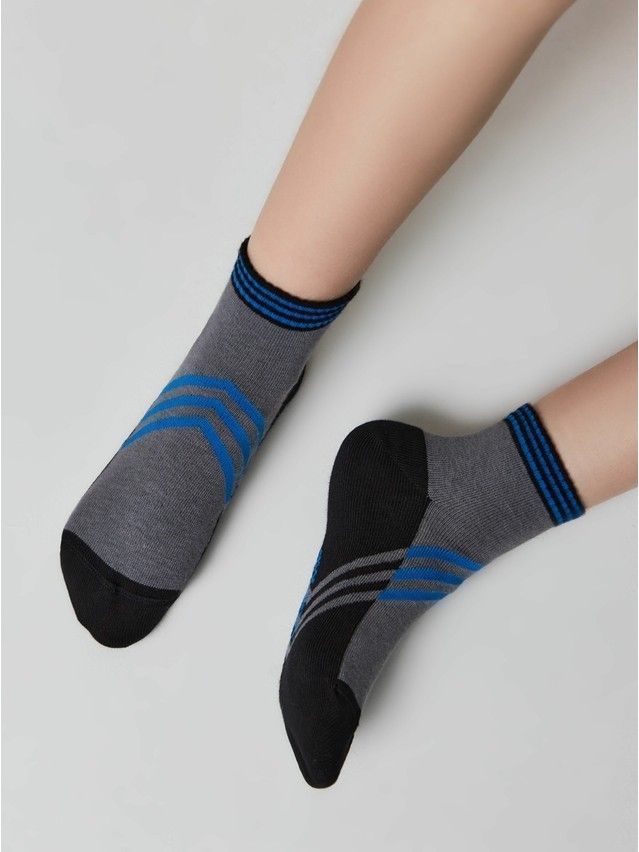 Children's socks CONTE-KIDS ACTIVE, s.16, 955 grey-dark blue - 1