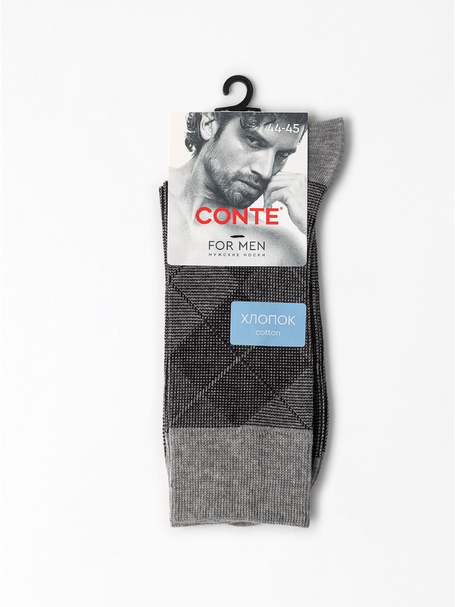 Men's socks CONTE, s.25, 970 grey - 4