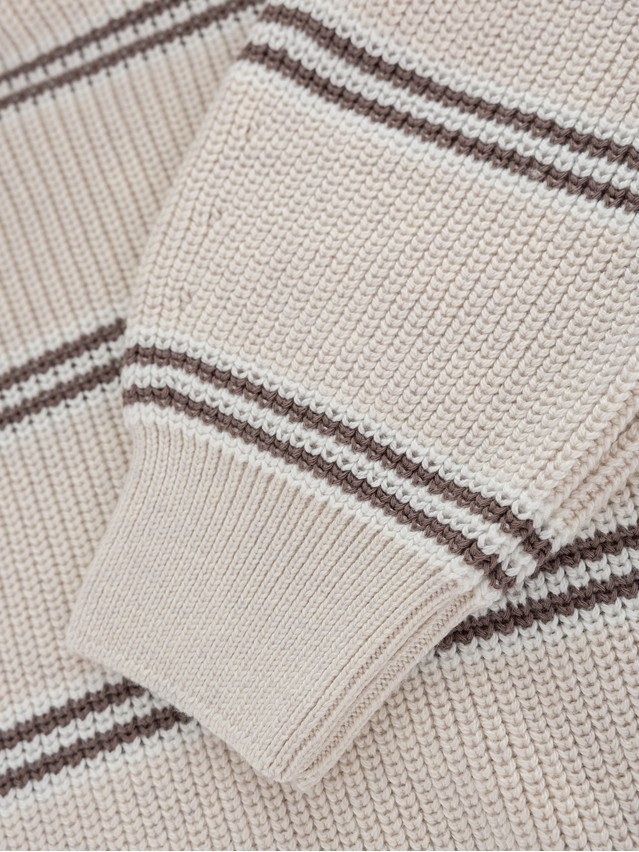 Women's pullover CONTE LDK2642, s.170-84, beige-brown - 9