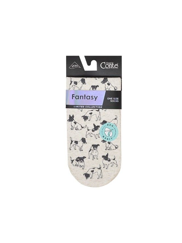 Women's socks CONTE ELEGANT FANTASY, s.23-25, 743 beige - 4