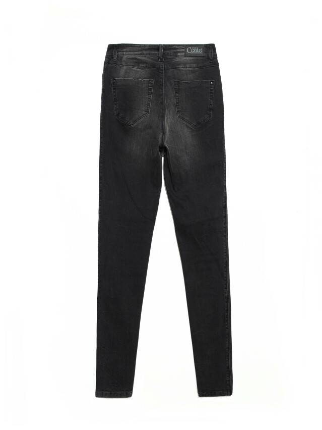 Denim trousers CONTE ELEGANT CON-171, s.170-102, washed black - 7