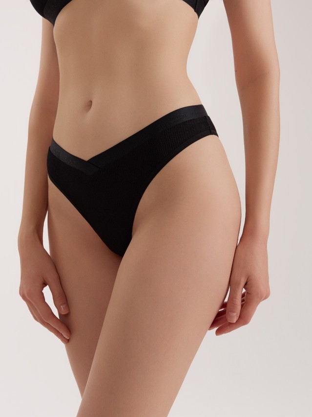 Women's panties CONTE ELEGANT ACTIVE SHAPE LBR 3185, s.94, black - 3